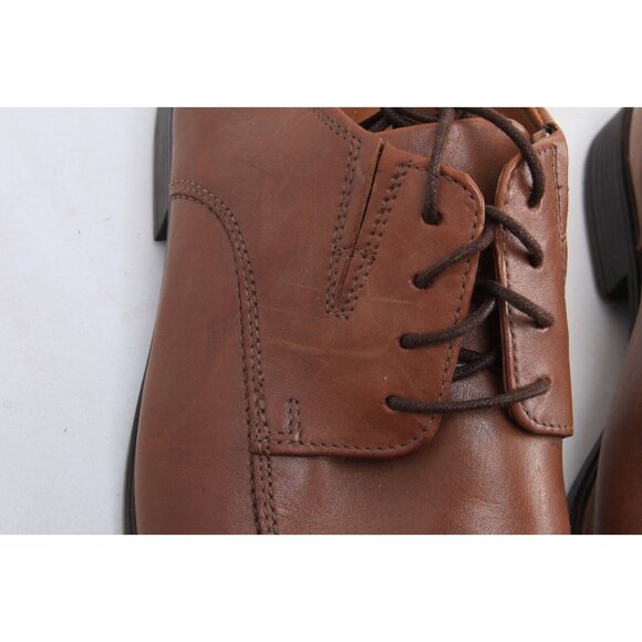 Clarks Tilden Oxfords Dress Shoes Mens Brown Leather Cap Toe Lace Up 13 M main image 9
